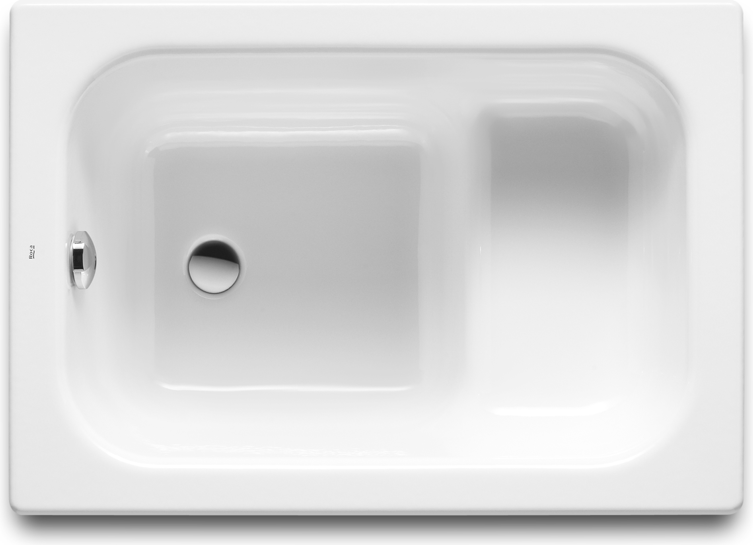Roca Contesa Rechteckige Badewanne 100x70 cm weiß A213100001