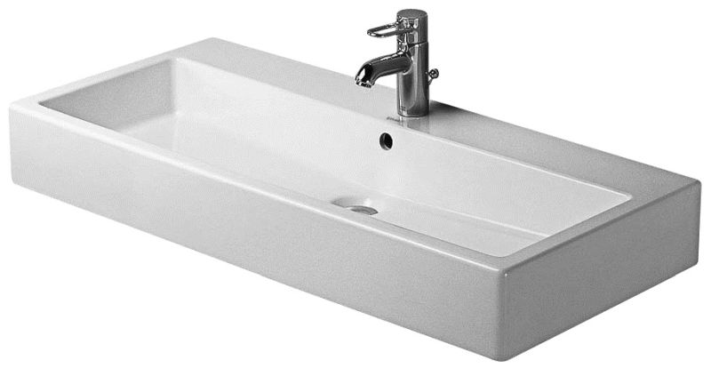 Duravit Vero Waschbecken 100x47 cm rechteckig Klassisch-Möbel weiß glanz 0454100027