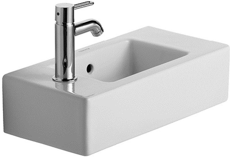 Duravit Vero Waschbecken 50x25 cm rechteckig Möbel weiß glanz 0703500009