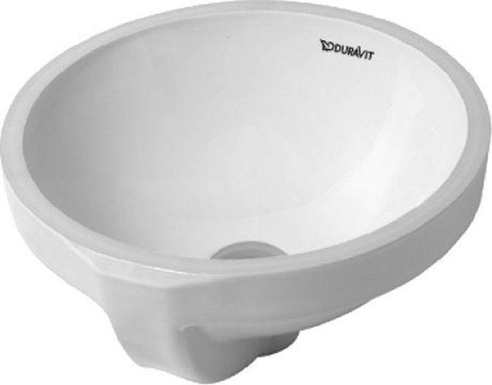 Duravit Architec Waschbecken 27.5x27.5 cm rund Unterbauwaschbecken weiß glanz 0319270000