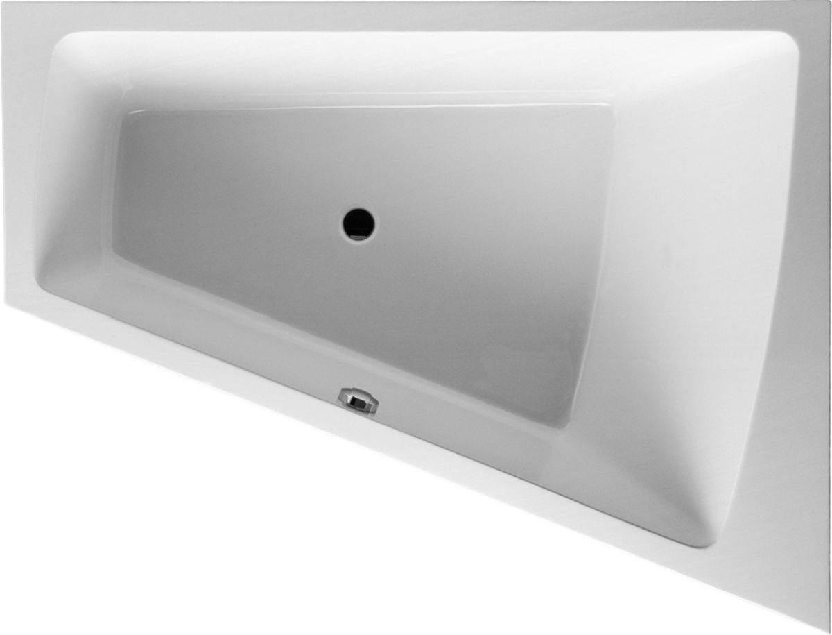 Duravit Paiova eckbadewanne 170x130 cm rechtsseitig weiß 700215000000000