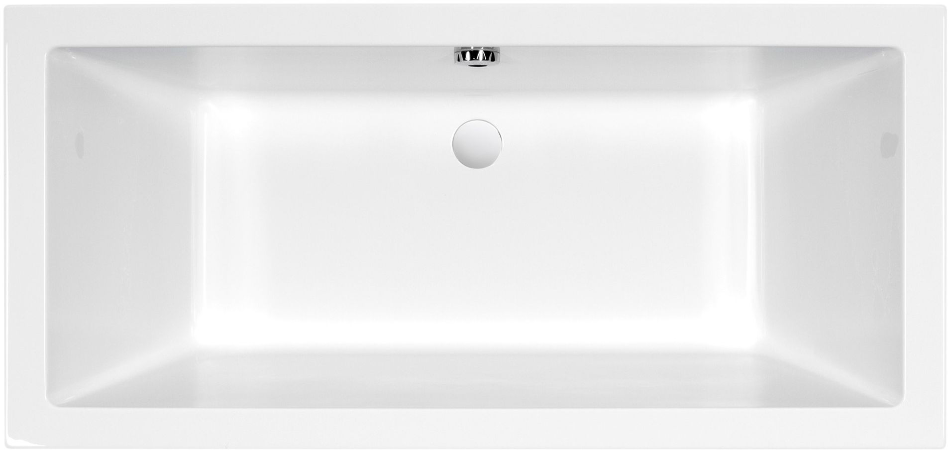 Cersanit Intro rechteckige badewanne 160x75 cm weiß S301-067
