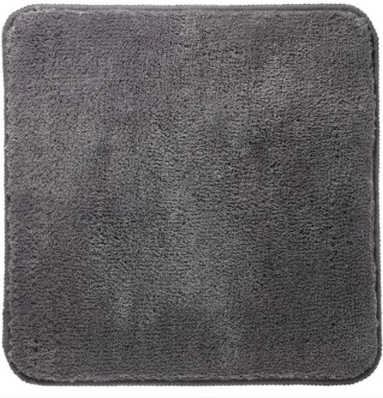 Sealskin Angora Badteppich 60x60 cm quadratisch grau 293996814
