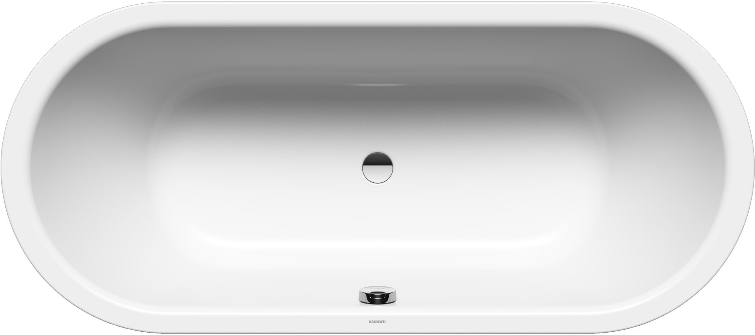Kaldewei Classic Duo Oval Ovale Badewanne 180x80 cm oval weiß 291200010001