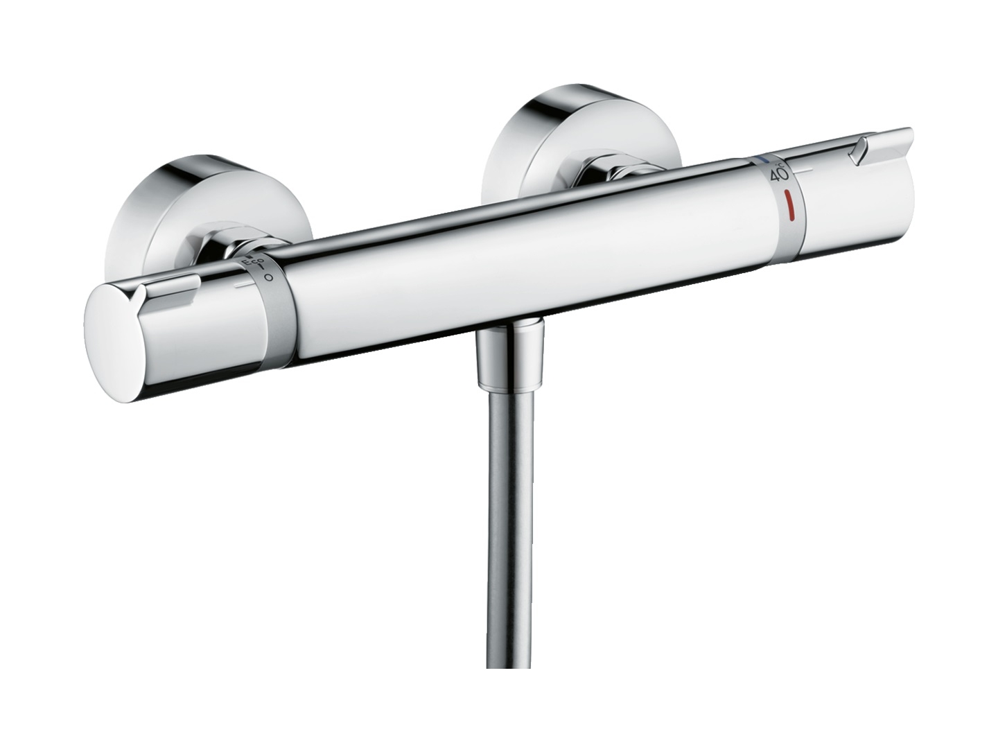 Hansgrohe Ecostat Duscharmatur Wandmontage mit Thermostat chrom 13116000