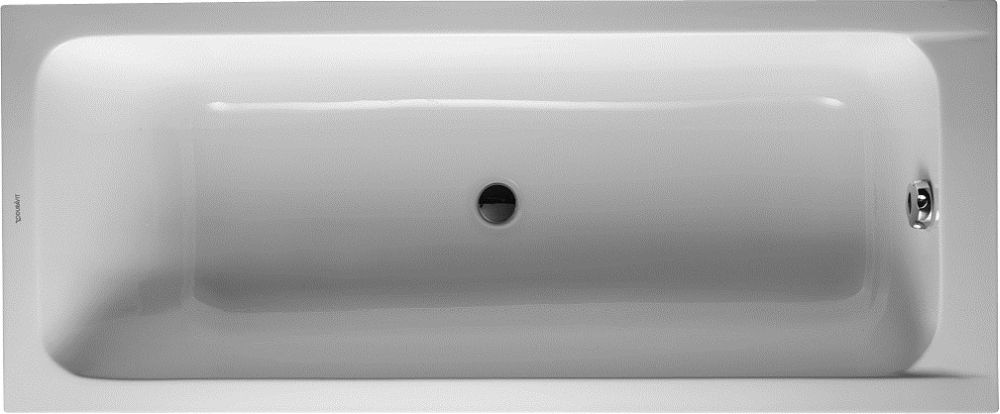 Duravit D-Code Rechteckige Badewanne 170x70 cm weiß 700097000000000