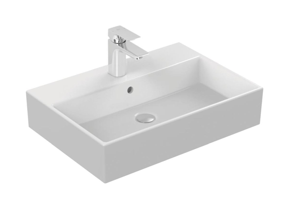 Ideal Standard Strada Waschbecken 60x42 cm rechteckig Klassisch-Aufsatzwaschbecken weiß glanz K077801