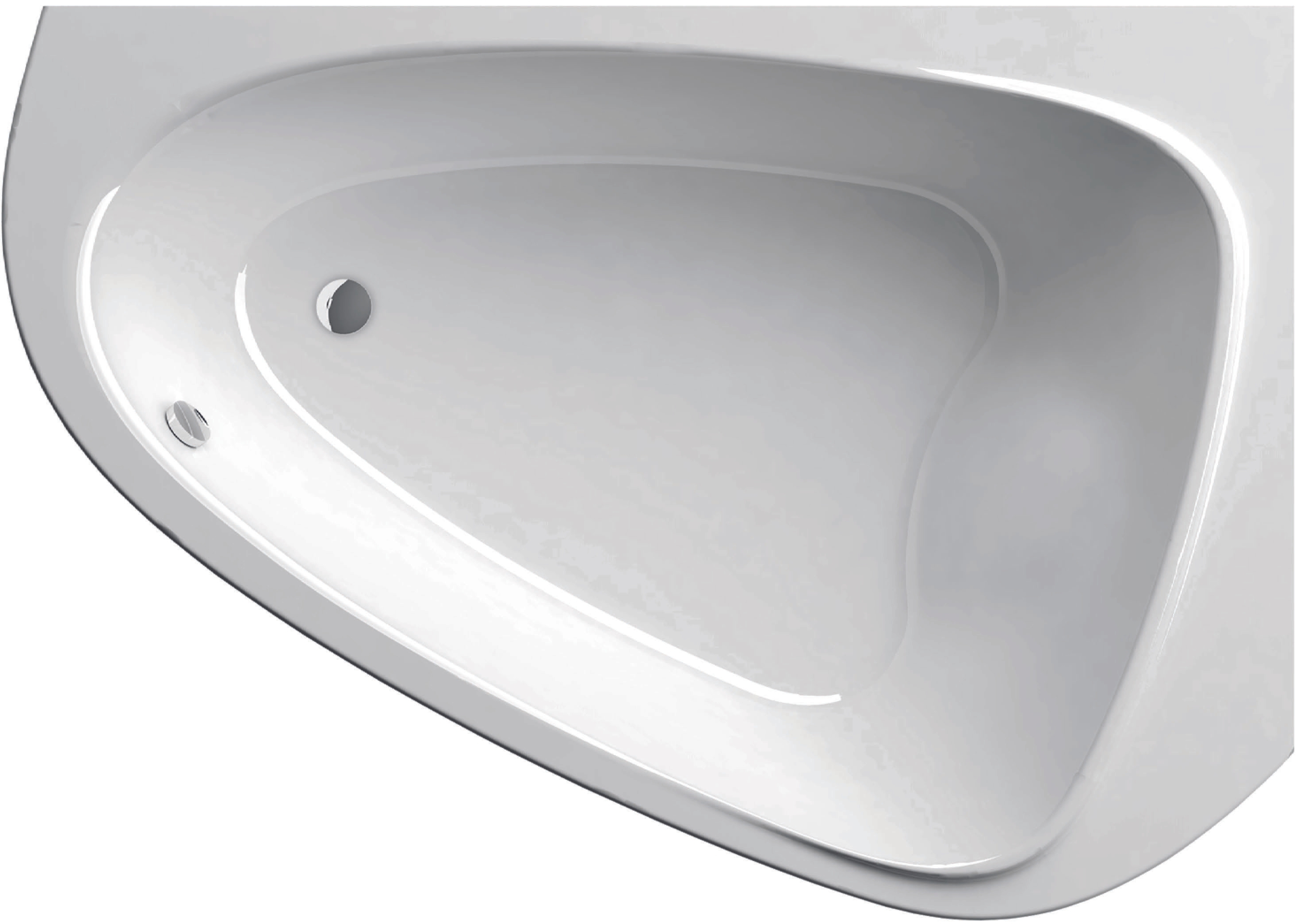 Ravak LoveStory eckbadewanne 196x113.5 cm rechtsseitig weiß C761000000