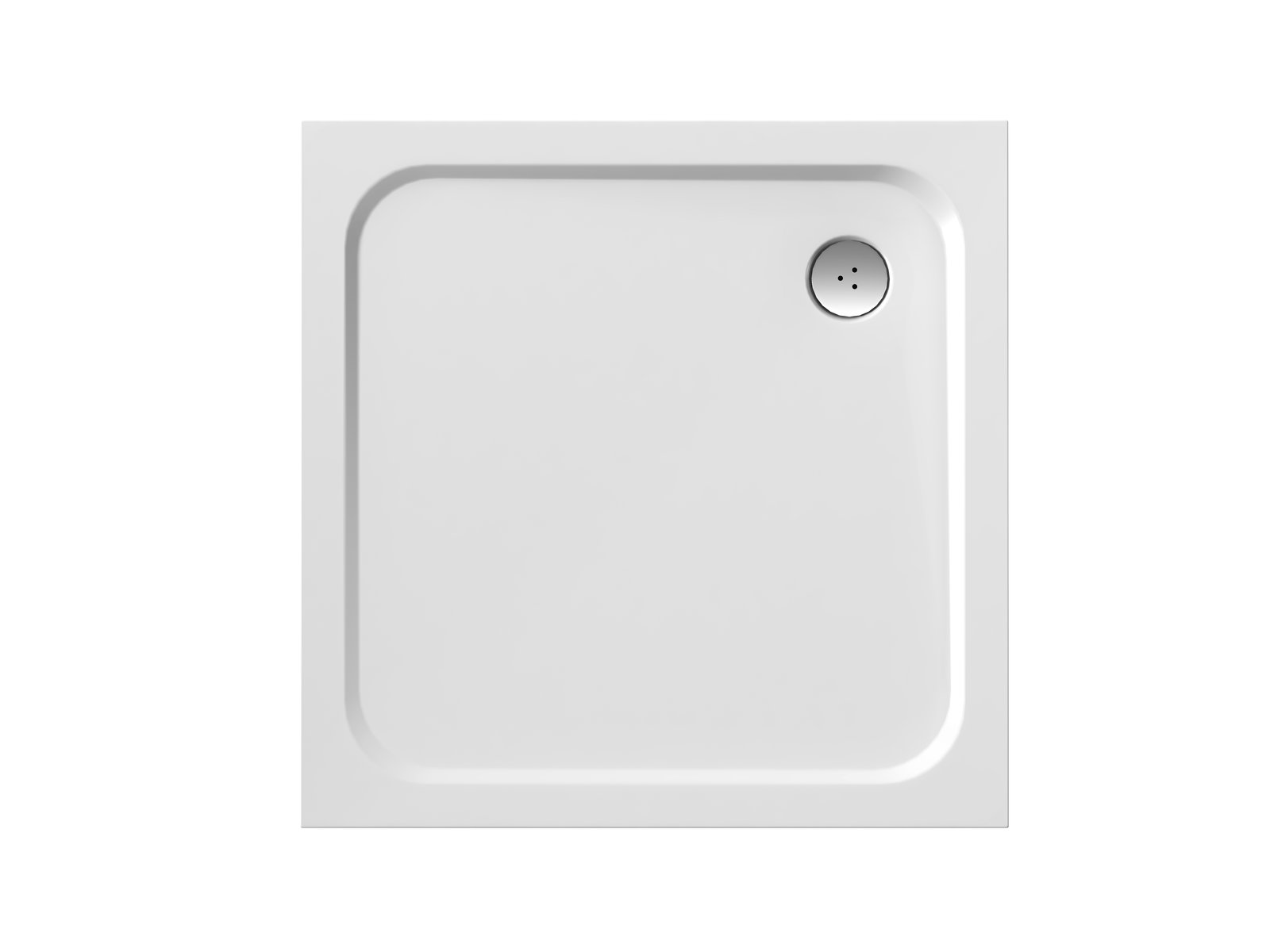Ravak Perseus Pro Quadratische Duschwanne 80x80 cm weiß XA044401010