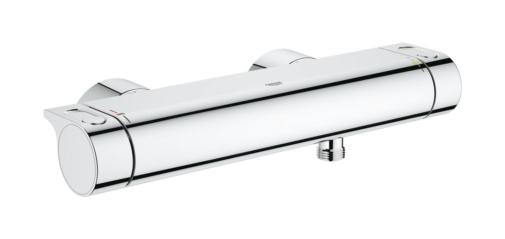 Grohe Grohtherm 2000 Duscharmatur Wandmontage mit Thermostat StarLight Chrome 34169001