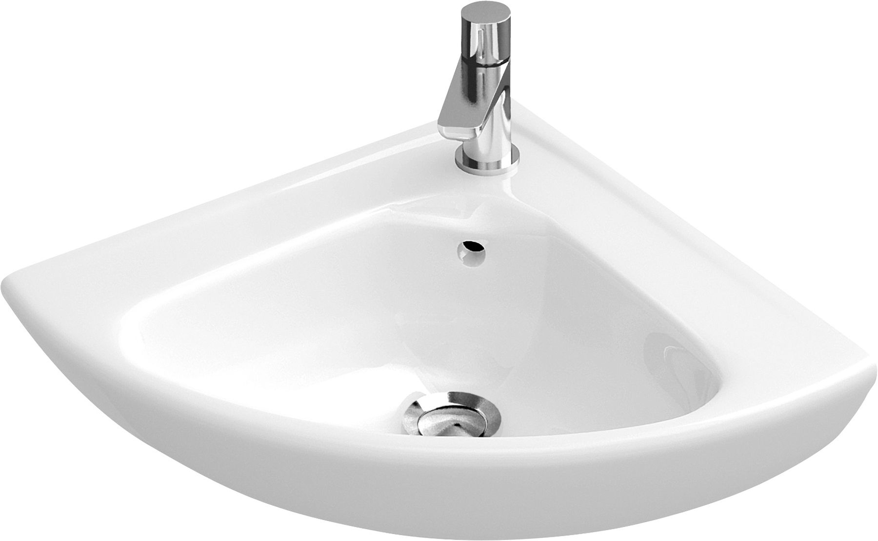 Villeroy & Boch O.Novo Waschbecken 41.5x41.5 cm eckwaschbecken Klassisch weiß glanz 732740R1