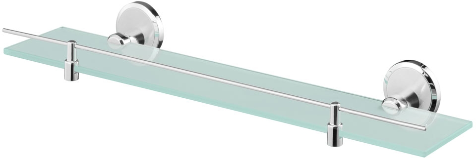 BISK Sensation Ablage 50 cm weiß-chrom 03097