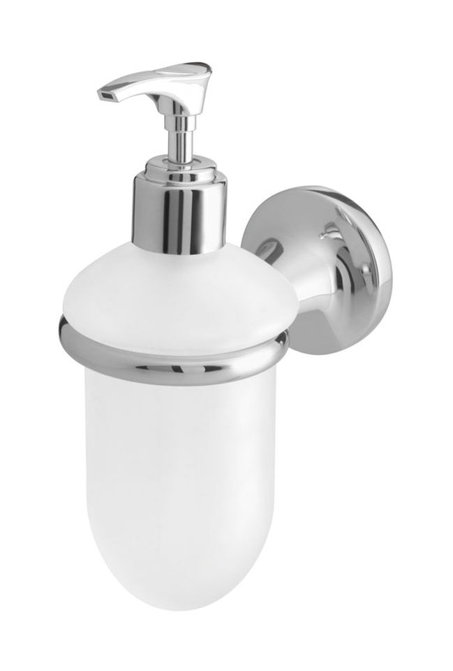 BISK Ontario Seifenspender 250 ml chrom-glas 00209