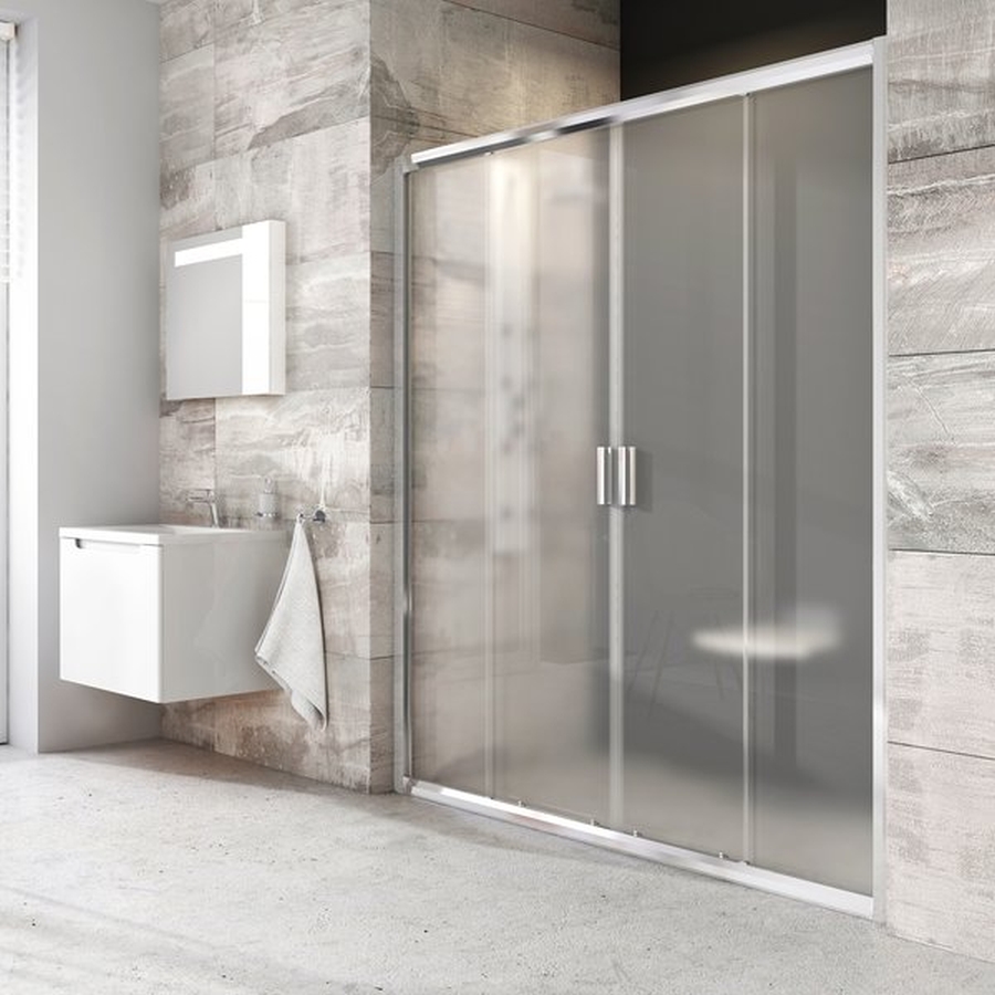 Ravak Blix Duschtüren 150 cm Schiebe- aluminium Glanz/durchsichtiges Glas 0YVP0C00Z1