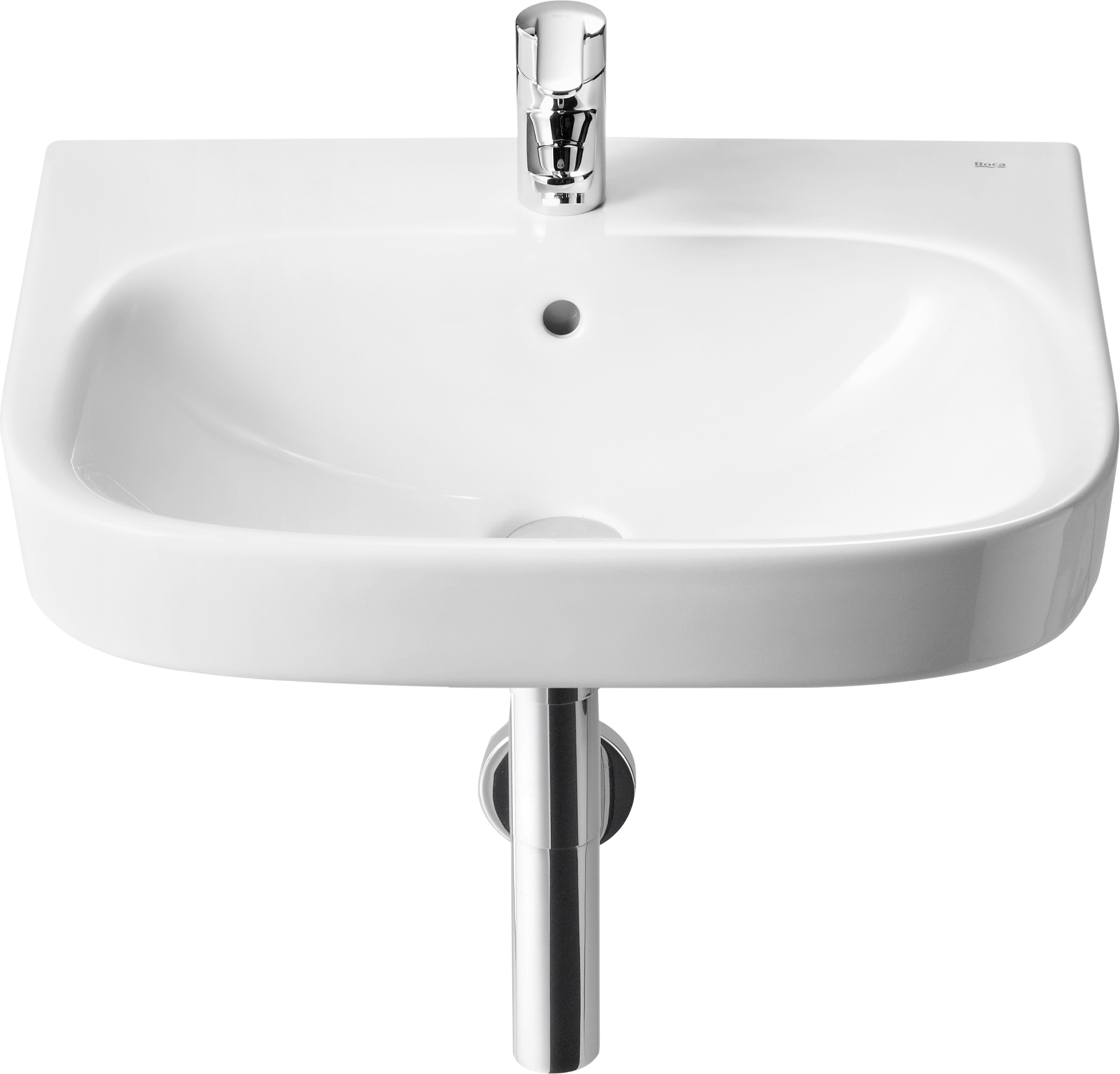 Roca Debba Waschbecken 50x42 cm rechteckig Klassisch weiß glanz A325996000