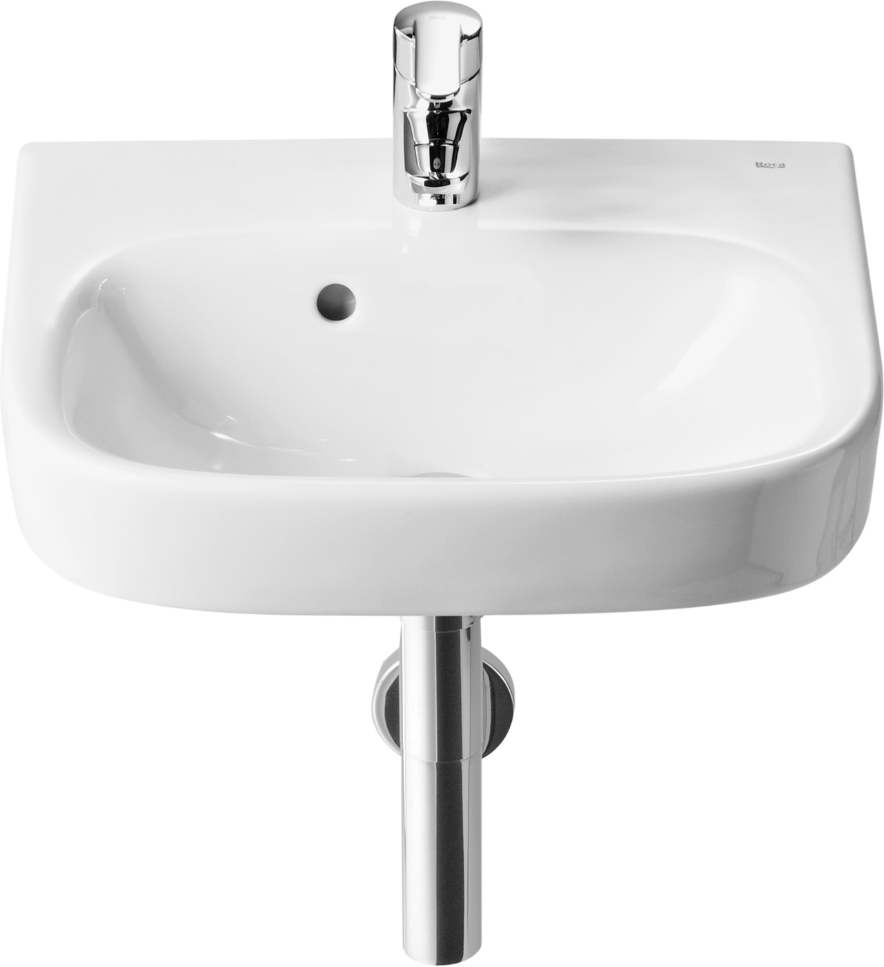 Roca Debba Waschbecken 40x32 cm halbrund Klassisch weiß glanz A325998000