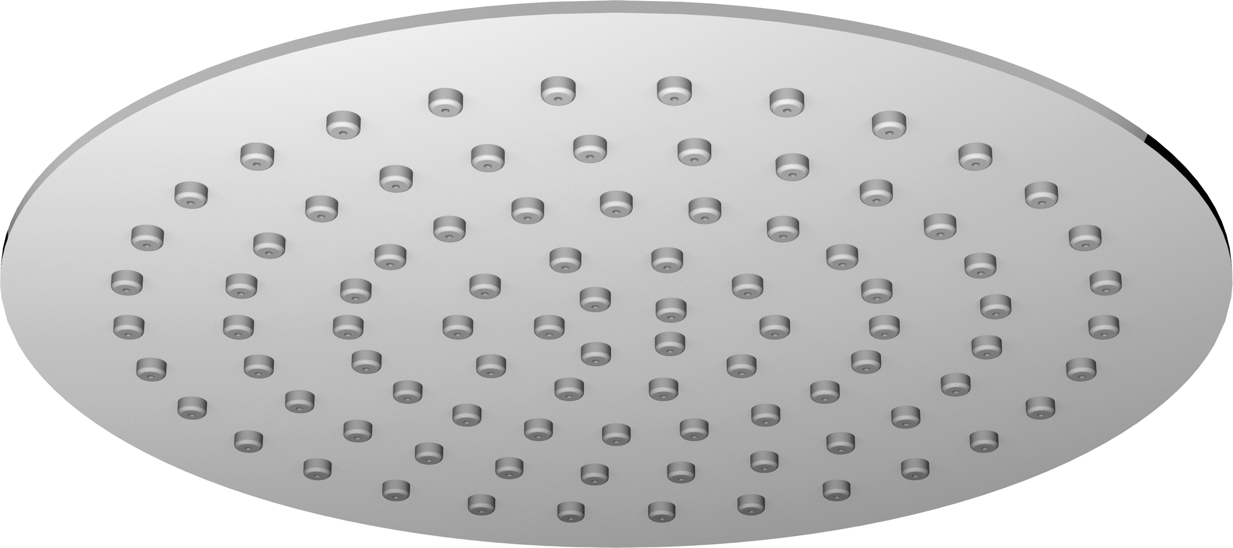 Omnires Ultra Slimline Kopfbrause 25x25 cm rund chrom WGU125CR