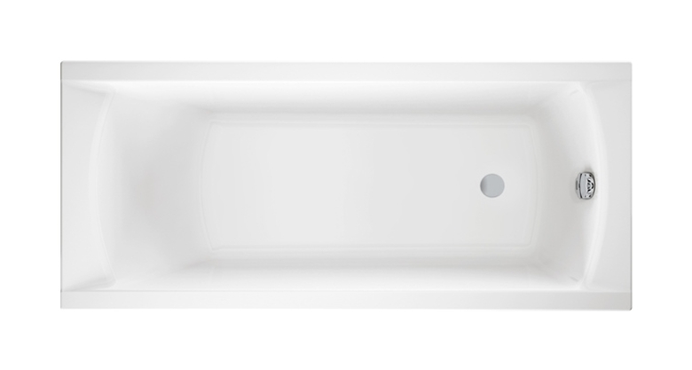 Cersanit Korat rechteckige badewanne 170x70 cm weiß S301-122