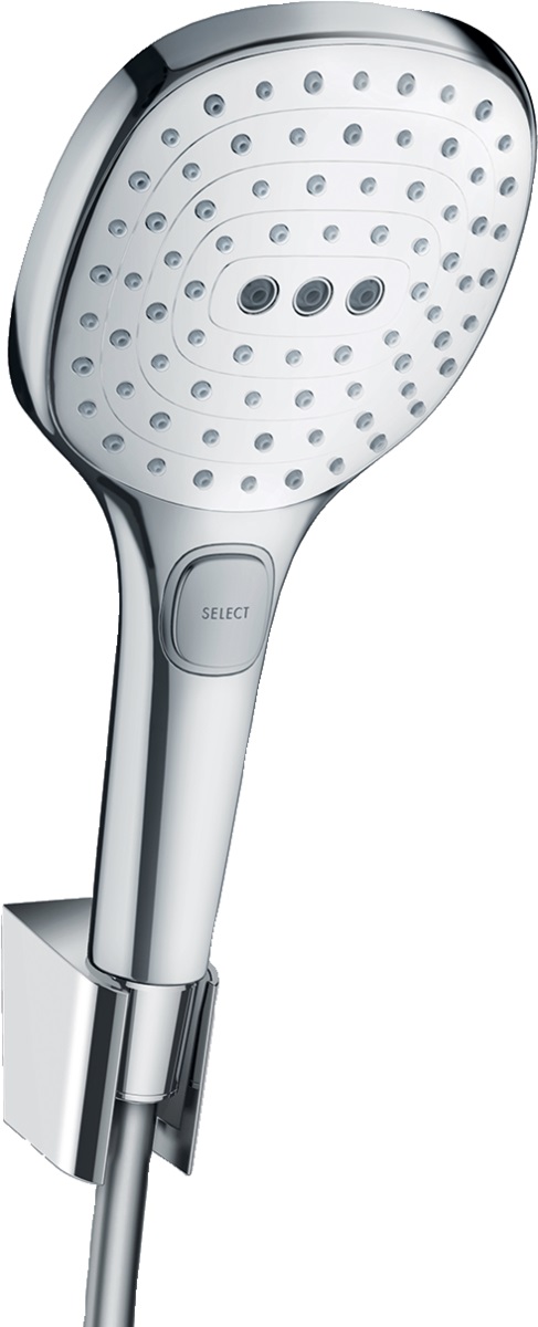 Hansgrohe Select Duschset Wandmontage chrom-weiß 26720400