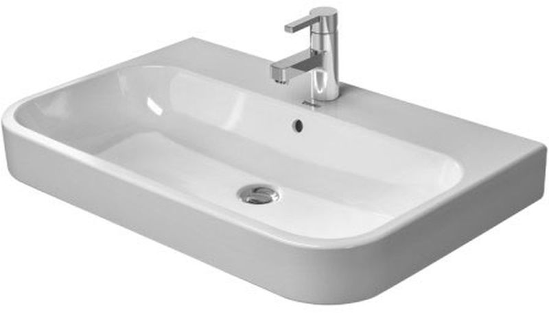Duravit Happy D.2 Waschbecken 100x50.5 cm rechteckig Möbel weiß glanz 2318100000