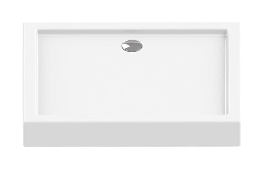 New Trendy Columbus Rechteckige Duschwanne 120x80 cm weiß B-0129