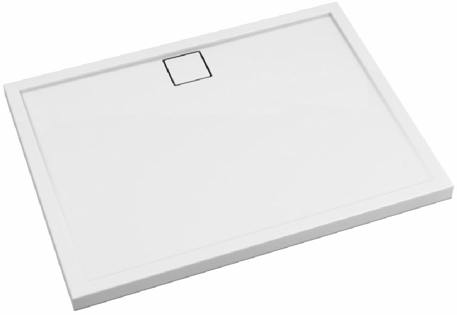 Schedpol Omega Rechteckige Duschwanne 100x90 cm weiß 3.0457