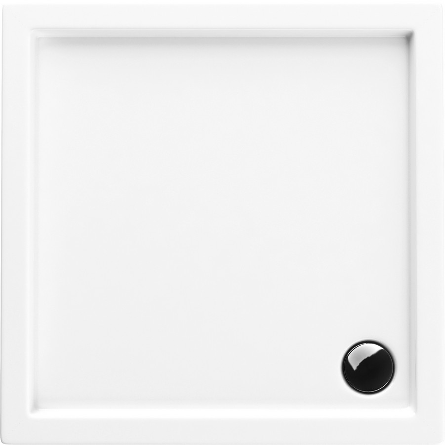 Schedpol Caspar Quadratische Duschwanne 80x80 cm weiß 3.260