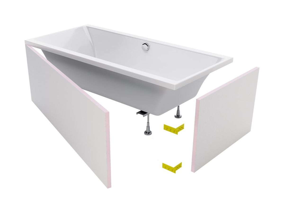 Excellent Flex Badewannenverkleidung OBEX.P.18X85WH