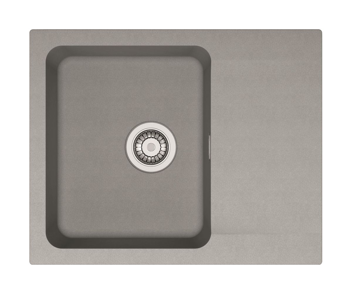 Franke Orion Tectonit-Küchenspüle 62x50 cm grau/graphit/onyx 114.0476.310