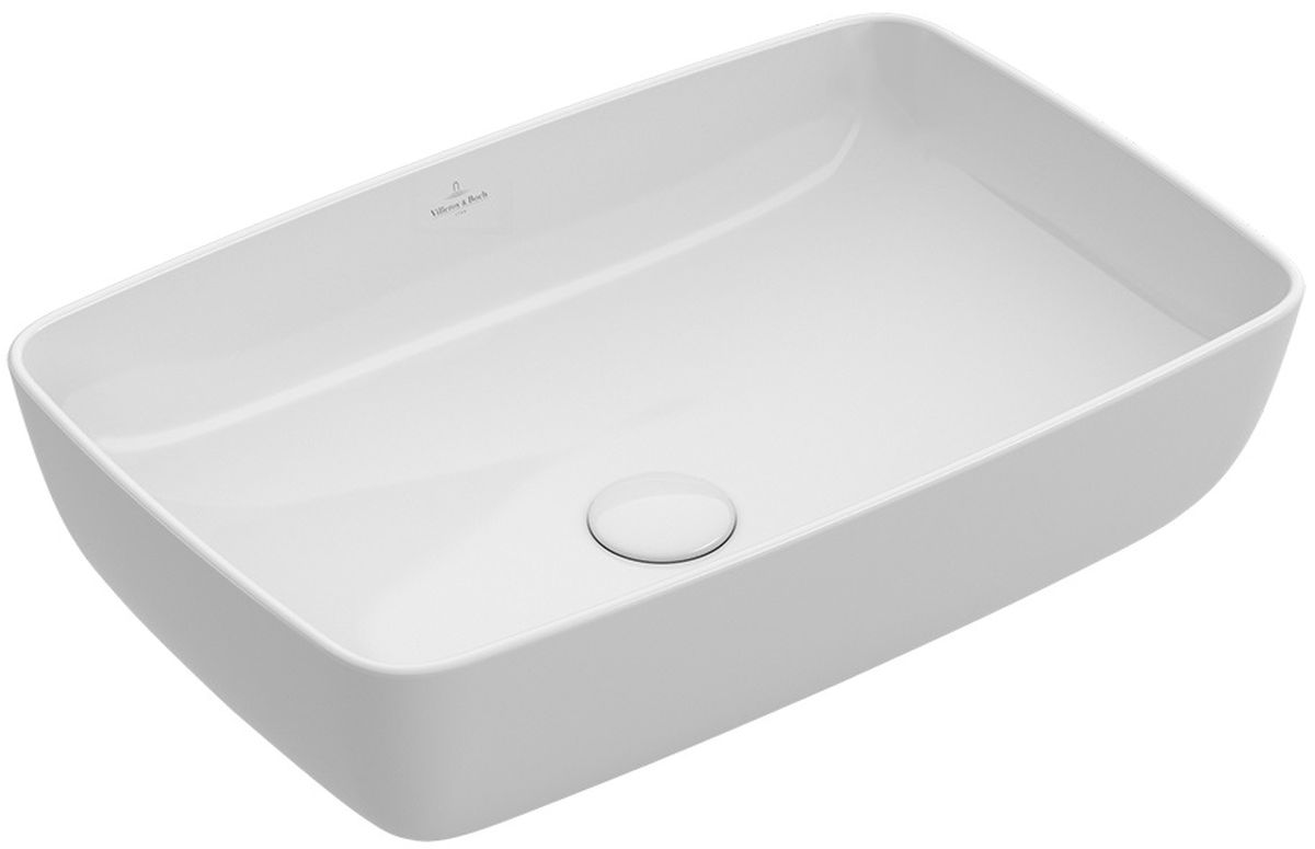 Villeroy & Boch Artis Waschbecken 58x38.5 cm rechteckig Aufsatzwaschbecken weiß glanz 417258R1