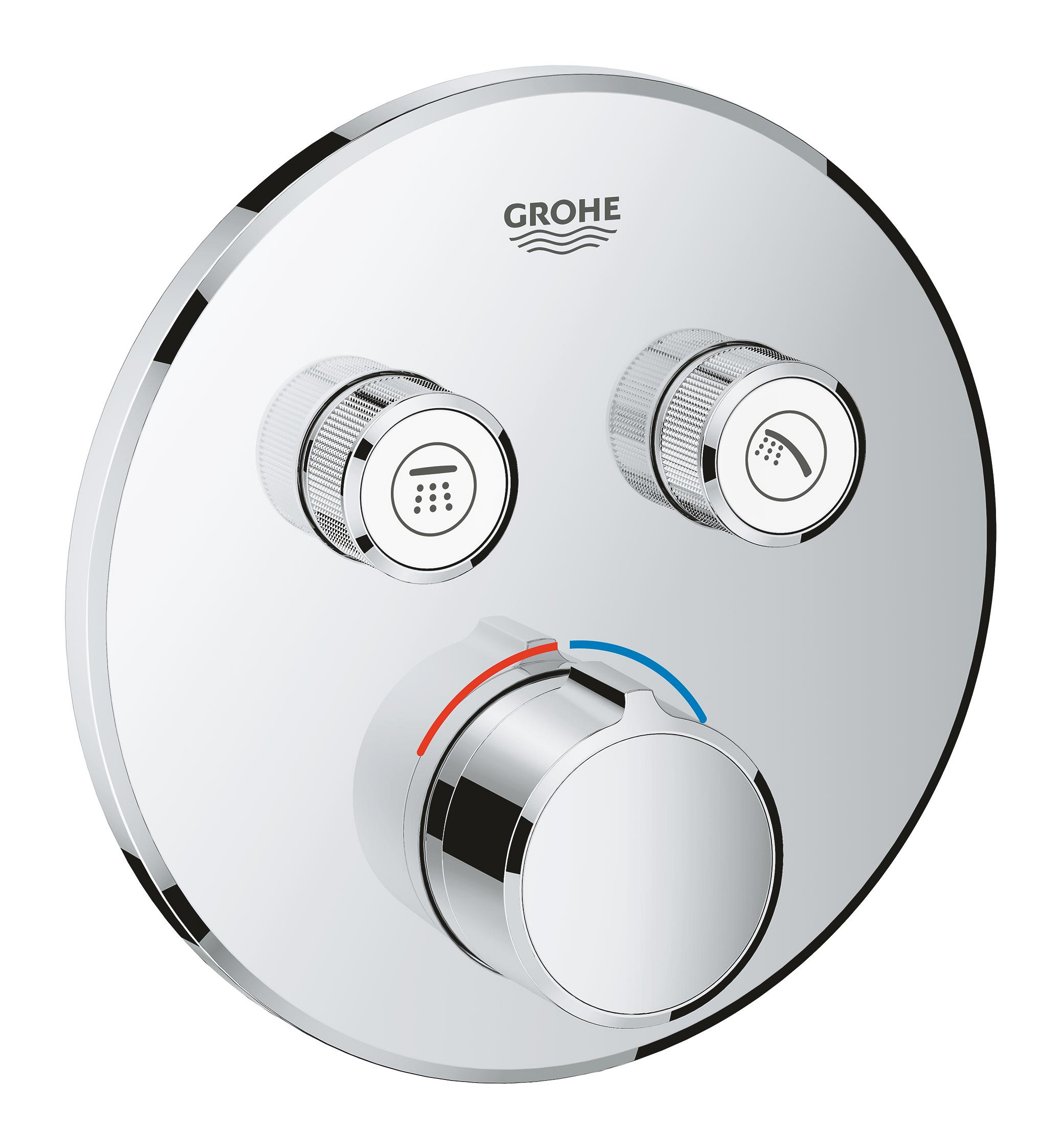 Grohe SmartControl Badewannen- und Duscharmatur Unterputz chrom 29145000