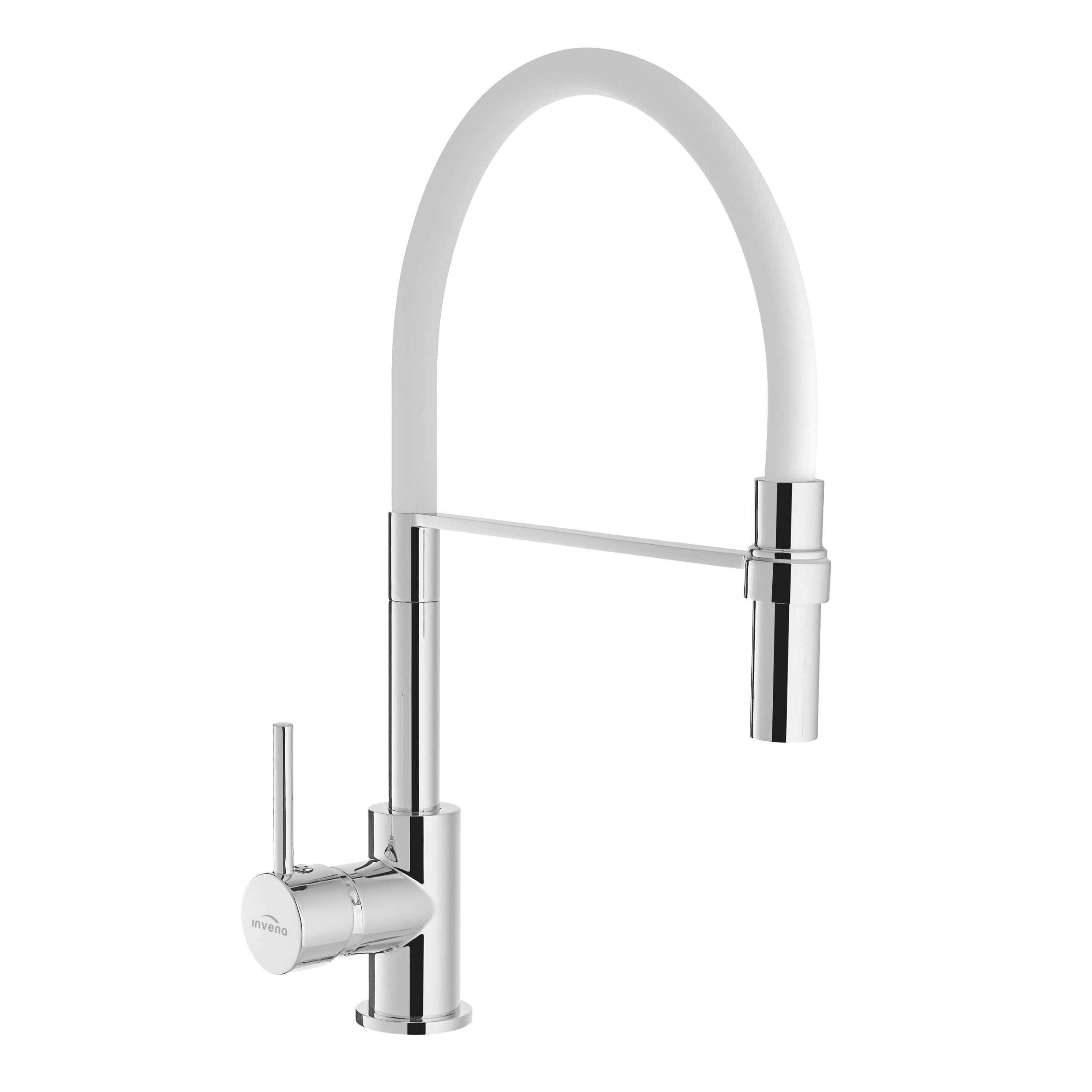 Invena Kameleon küchenarmatur stehend weiß BZ-29-L02