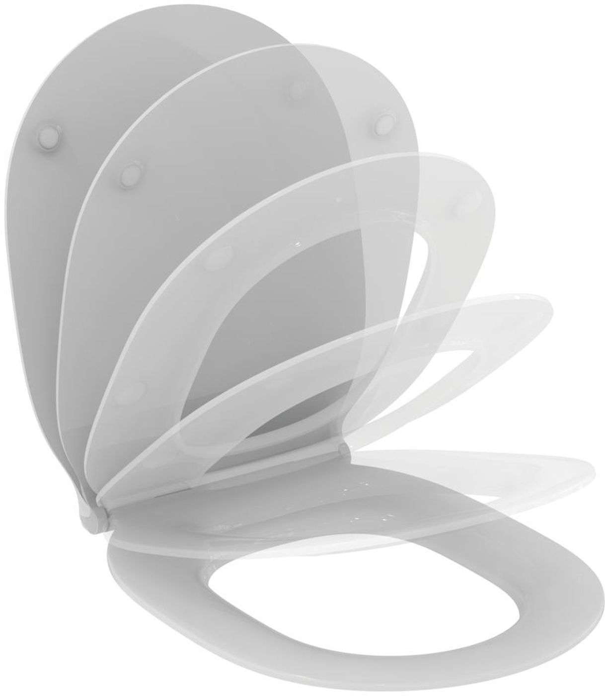 Ideal Standard Connect Air WC-Sitz Absenkautomatik weiß E036601