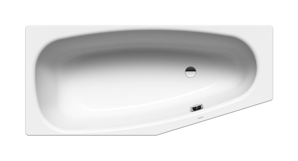 Kaldewei Mini Eckbadewanne 157x75 cm rechtsseitig weiß 224600013001