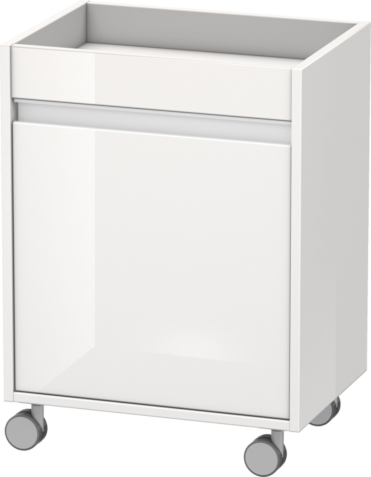 Duravit Ketho Badschrank 50x36x67 cm Seitenschrank stehend weiß KT2530R2222