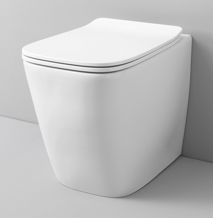 Art Ceram A16 WC-Becken stehend Spülrandlos weiß ASV00401;00