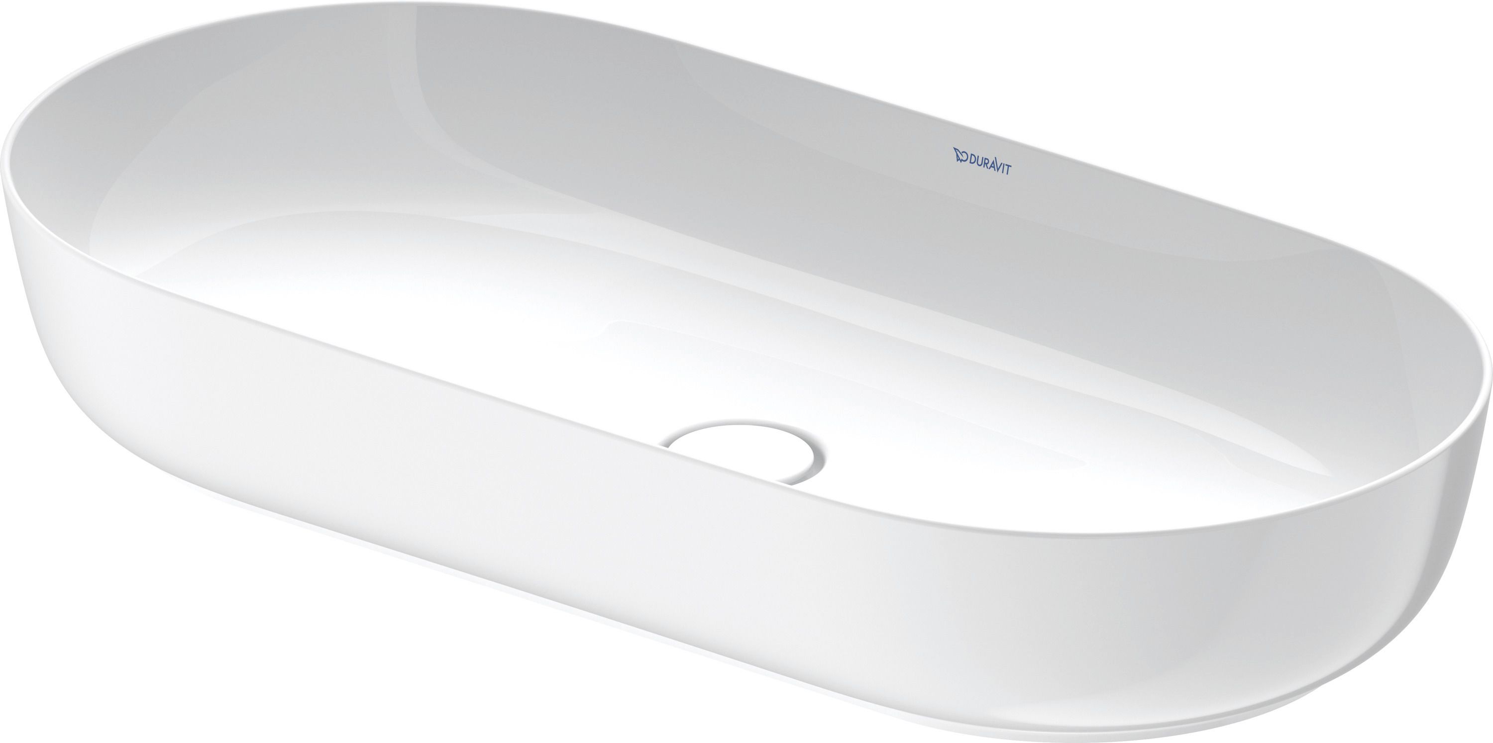 Duravit Luv Waschbecken 80x40 cm oval Aufsatzwaschbecken weiß glanz 0379800000