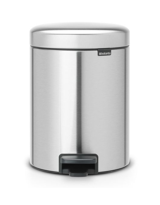 Brabantia NewIcon Papierkorb 5 l stahl-schwarz 112102