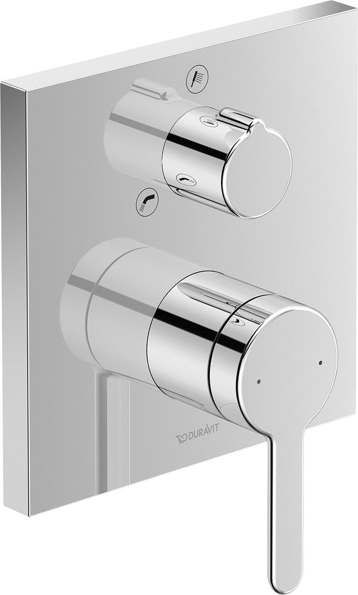 Duravit C.1 Badewannen- und Duscharmatur Unterputz chrom C15210011010