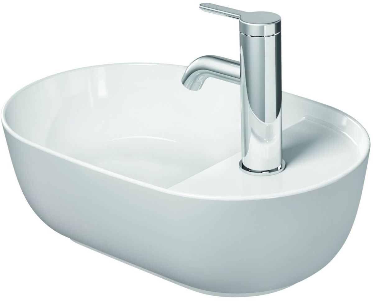 Duravit Luv Waschbecken 42x27 cm oval Aufsatzwaschbecken weiß glanz 0381420000