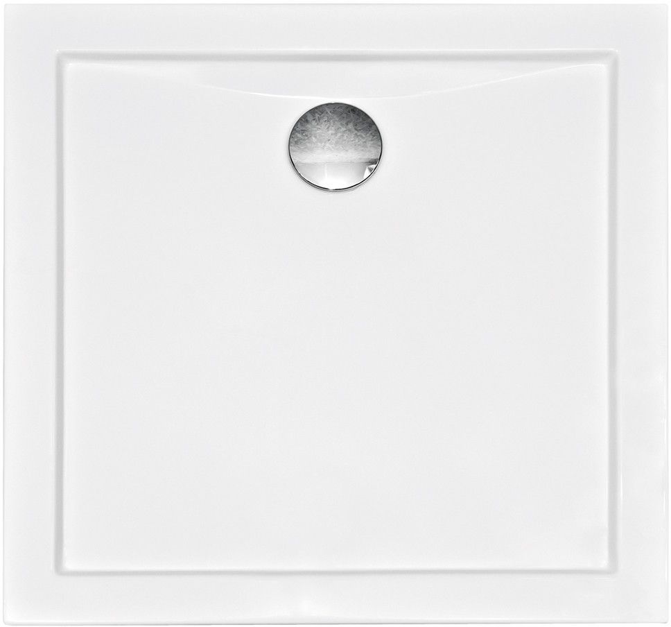Besco Aquarius Slimline Quadratische Duschwanne 90x90 cm weiß BAA-90-K