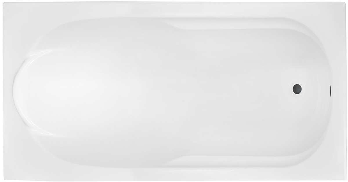 Besco Bona Rechteckige Badewanne 150x70 cm weiß #WAB-150-PK