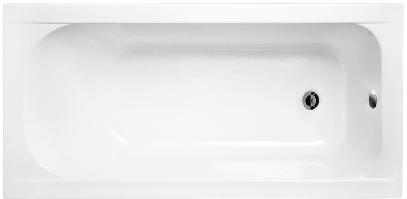 Besco Continea Rechteckige Badewanne 140x70 cm weiß #WAC-140-PK