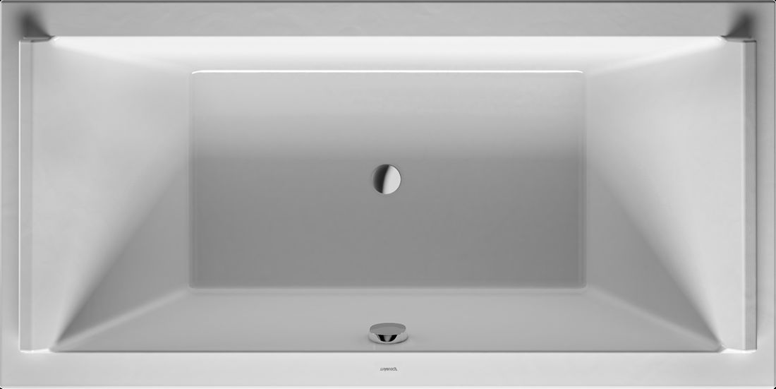 Duravit Starck Rechteckige Badewanne 180x90 cm weiß 700339000000000