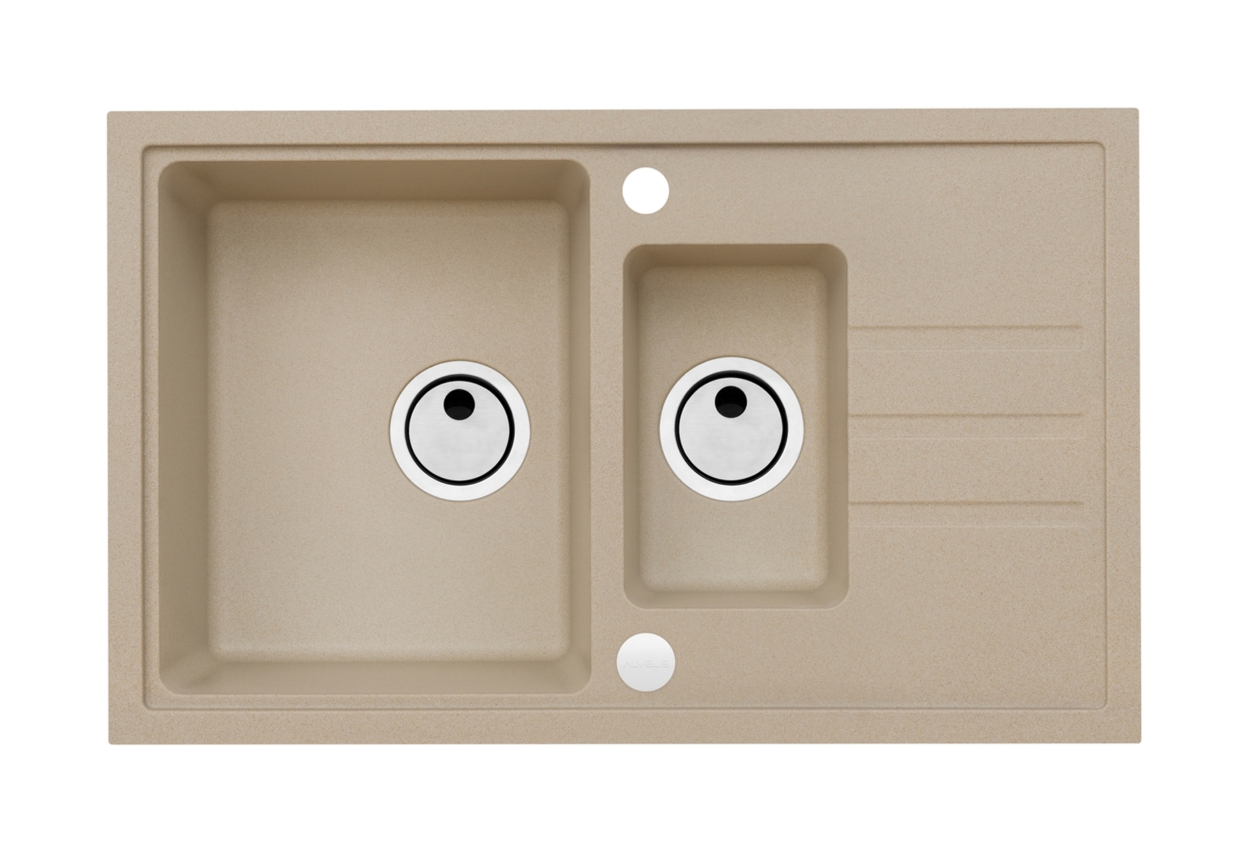 Alveus Intermezzo Granitspüle 78x48 cm beige 1307055