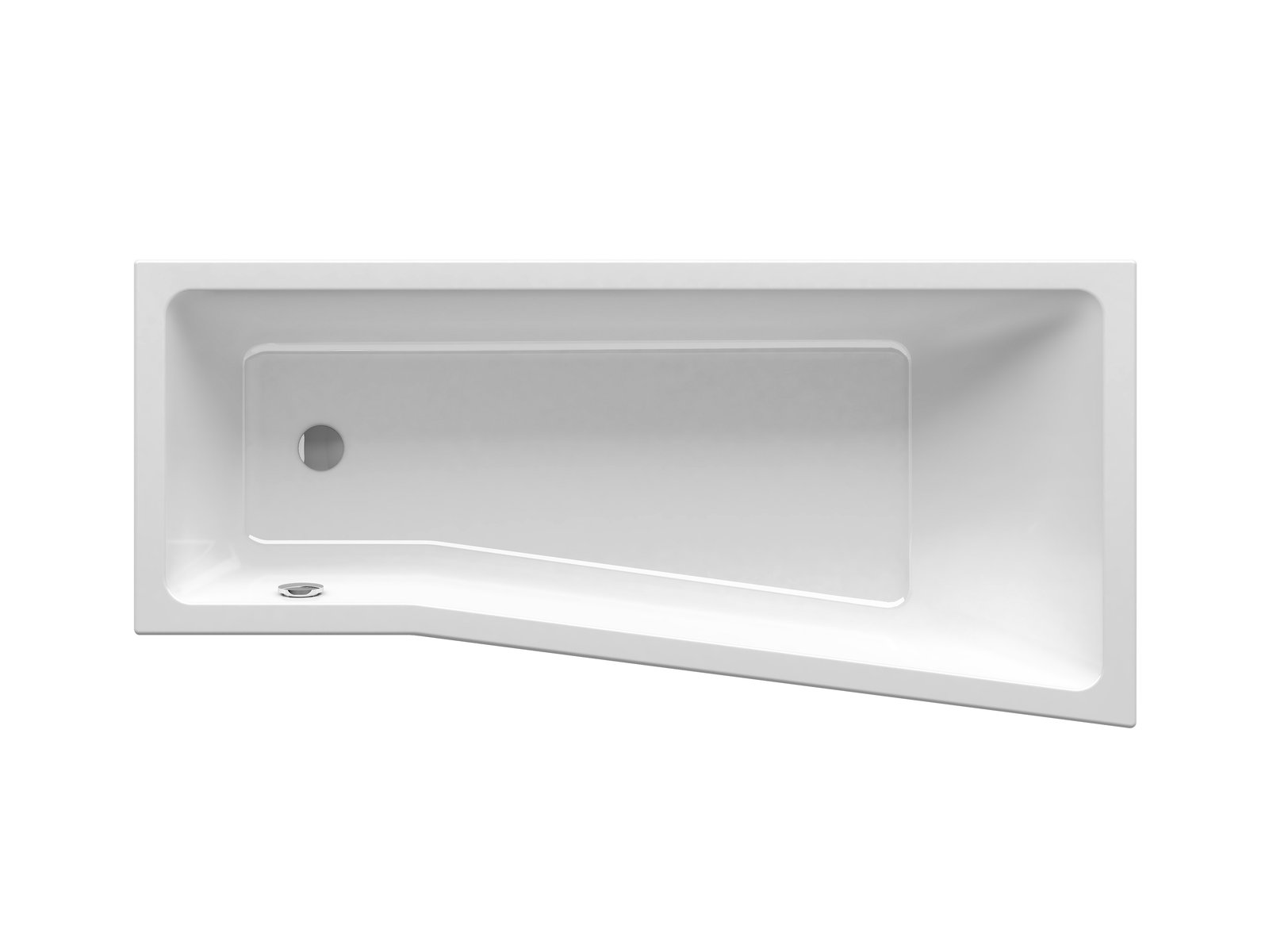 Ravak BeHappy II Eckbadewanne 170x75 cm linksseitig weiß C941000000
