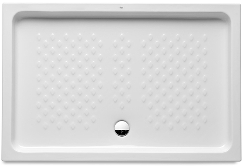 Roca Italia Rechteckige Duschwanne 100x80 cm weiß A3740HS000