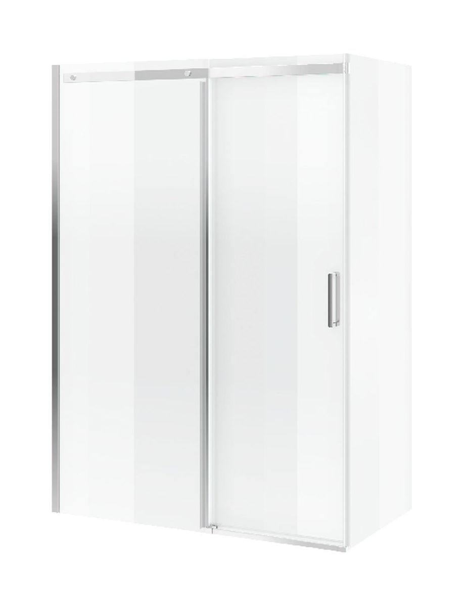 Excellent Rols Duschwand 80 cm chrom Glanz/durchsichtiges Glas KAEX.2606.800.LP