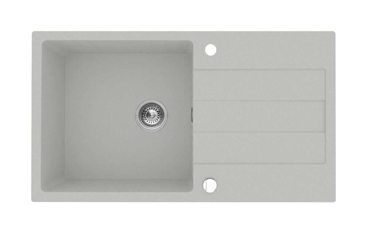 Pyramis Sparta Plus Granitspüle 78x48 cm grau/graphit/onyx 070052801