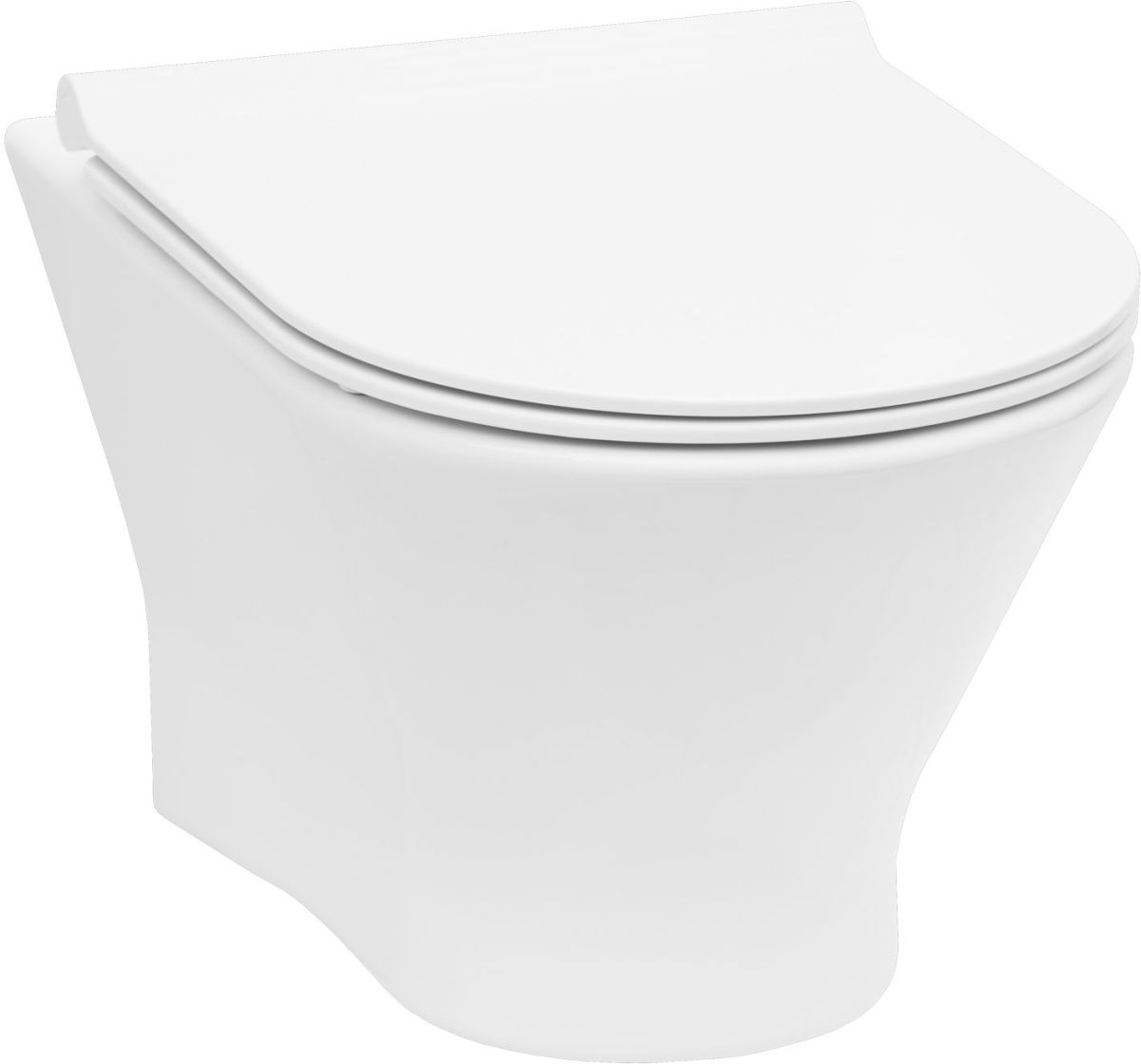 Roca Nexo WC-Becken mit Absenkautomatik-Sitz hängend Spülrandlos weiß A34H64L000